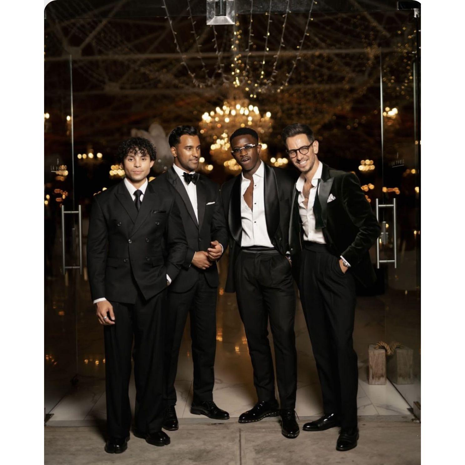 Black Tie Dress Code for Men: Black tie usually means a dark suit and tie- clean, tailored, and classic. Just aim for a sharp, formal look.
