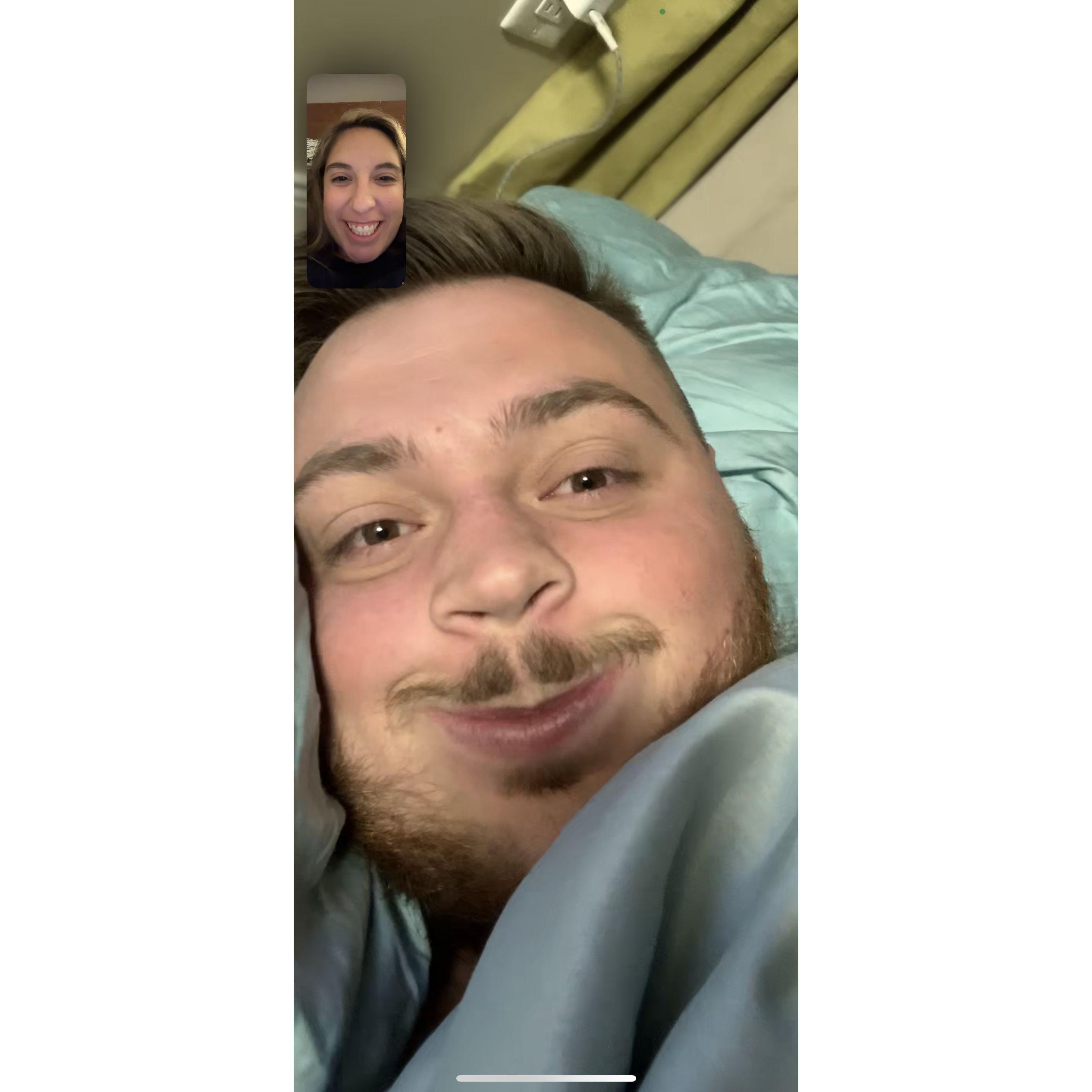 Still going strong with our FaceTime calls.