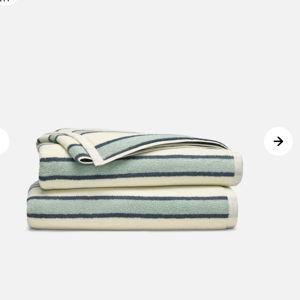 Color: Striped Silver Sage | Super-Plush Turkish Cotton Bath Towels