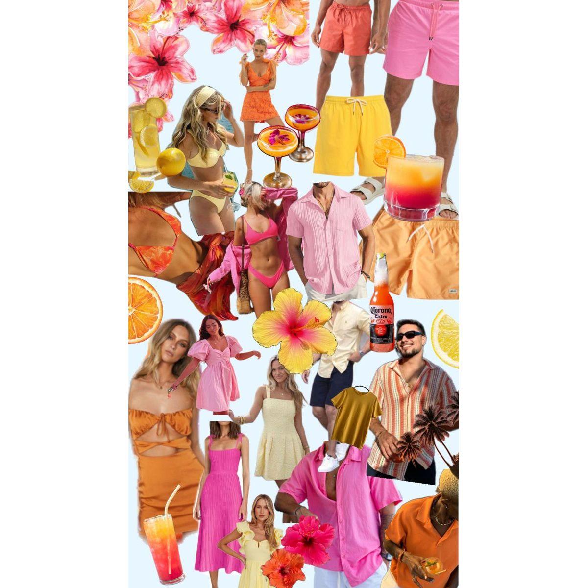 Sunday - Sunset Color Theme Pool Attire Ideas
* Will begin after farewell breakfast*