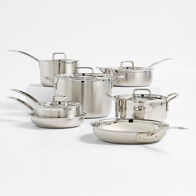 Cuisinart ® MultiClad Pro™ 12-Piece Tri-Ply Stainless Steel Cookware Set