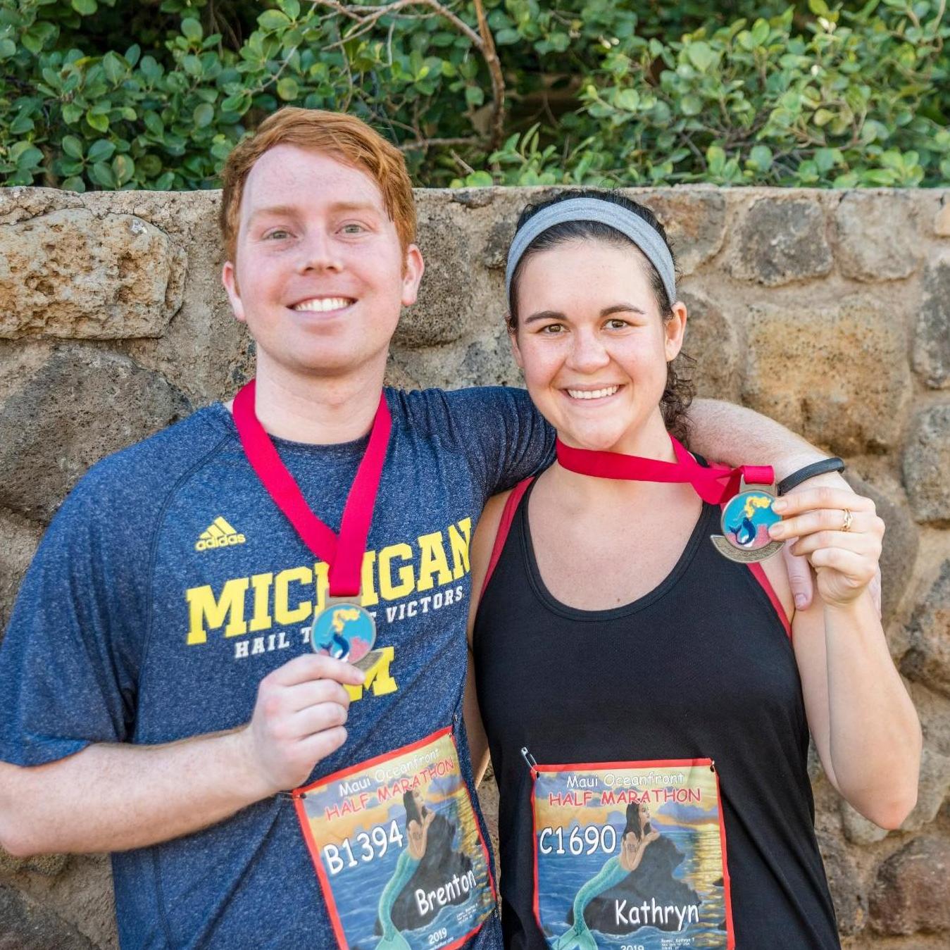 Brenton's Dad's last half marathon of his 50 halves in 50 states challenge and Kathryn's FIRST. Hawaii's not a bad place to start!