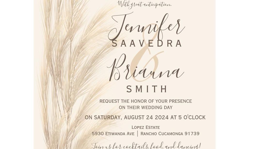The Wedding Website of Jennifer Saavedra and Briauna Smith
