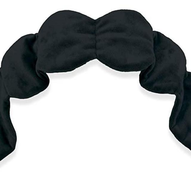 nodpod Gentle Pressure Sleep Mask | Patented Light Blocking Design for Sleeping, Travel & Relaxation | Bead Filled, Machine Washable, BPA Free Eye Pillow (Black Onyx)