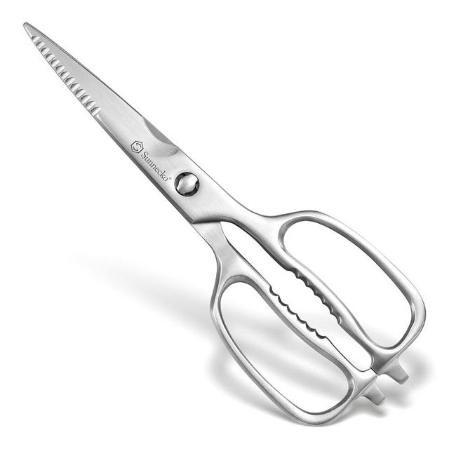 Sunnecko Kitchen Scissors for Food, Heavy Duty Scissors All Purpose Kitchen Shears That Come Apart, 8.5 Inch Fully Forged Stainless Steel