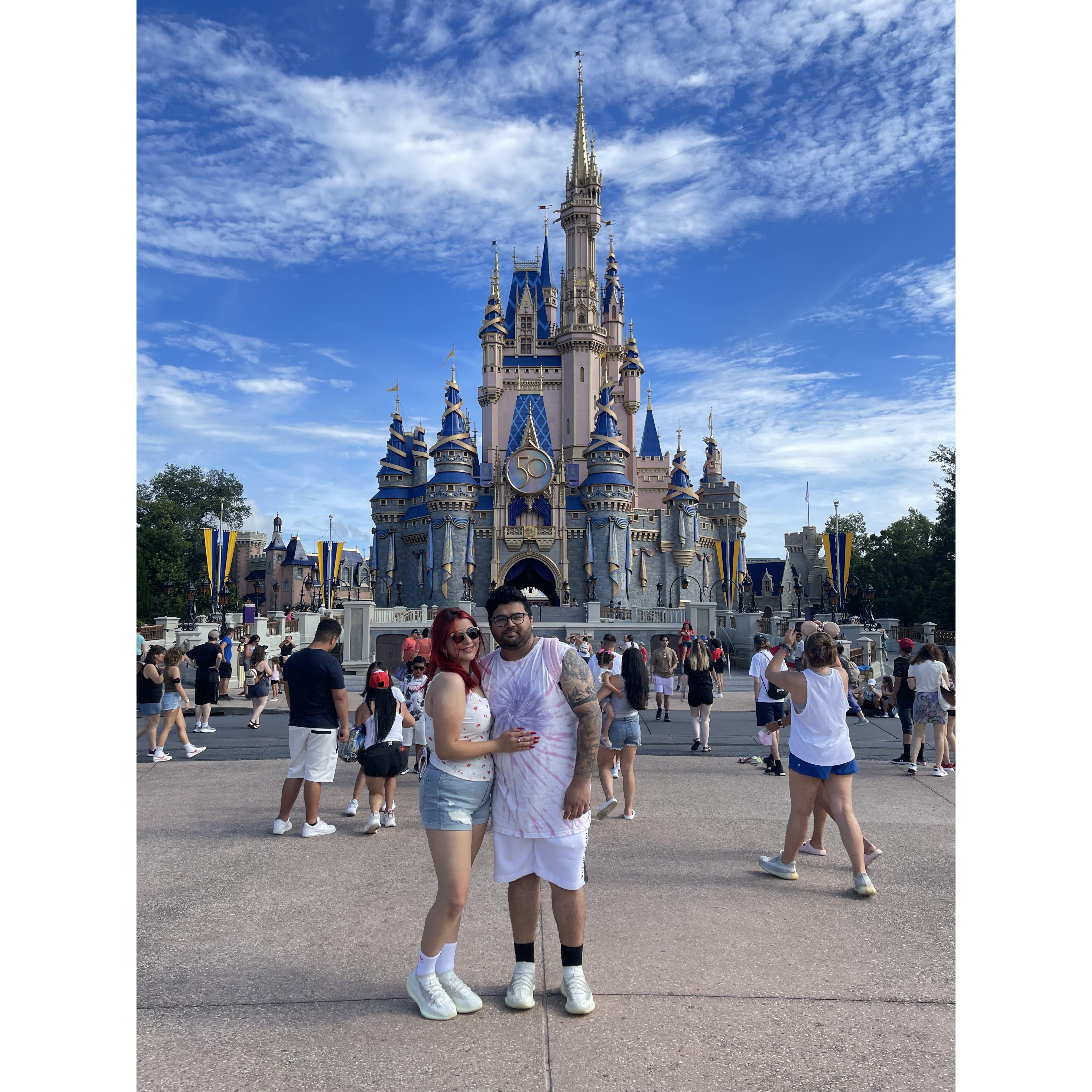 Our first trip to Disney World.