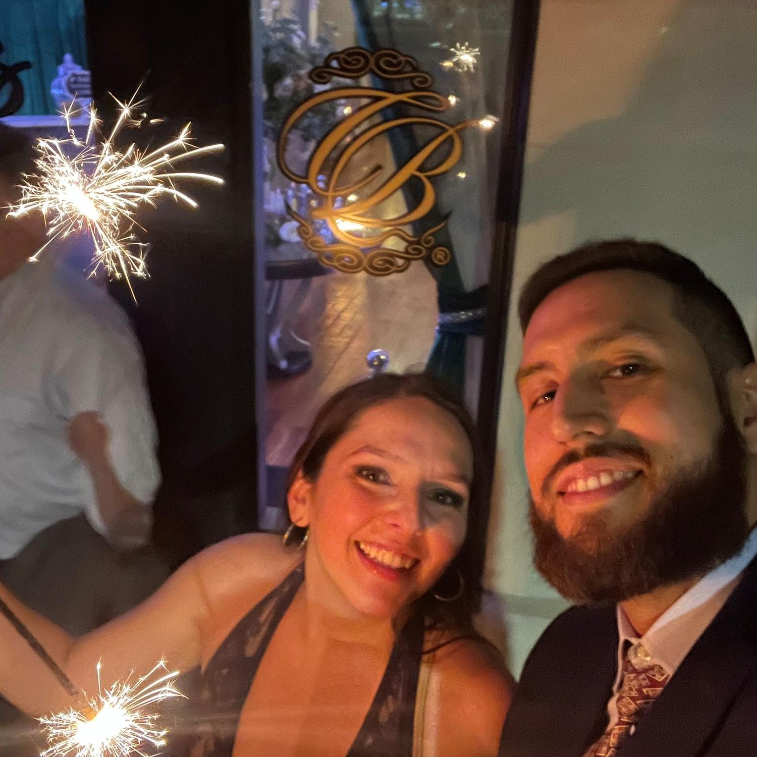 Our first wedding