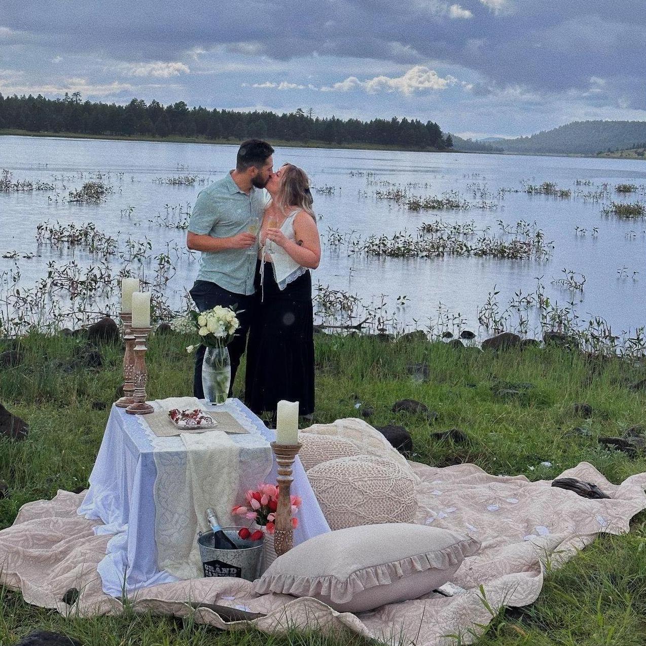 September 2nd, 2023 -- The day he proposed -- Lake Mary, Flagstaff, Az