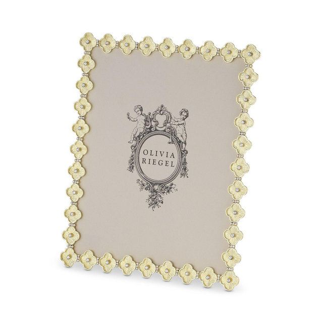 Olivia Riegel Gold Clover Picture Frame, 8" x 10"