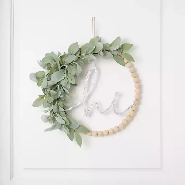 Lamb's Ear Beaded Hi Wreath