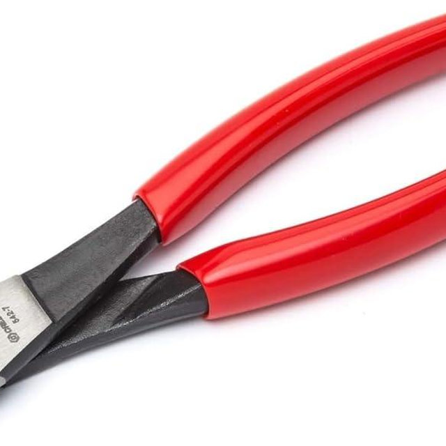Crescent 5427CVN 7-Inch Heavy-Duty Diagonal Cutting Solid Joint Pliers, Cushion Grip,