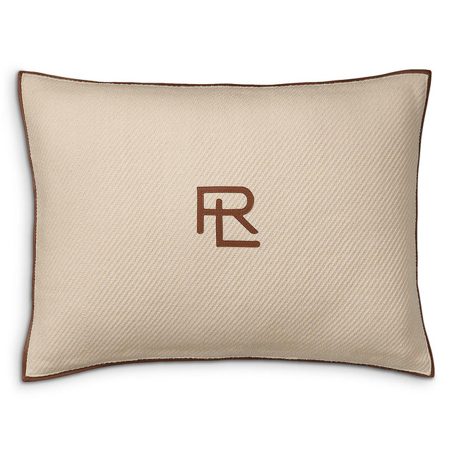 Ralph Lauren Jean Basketweave Decorative Throw Pillow