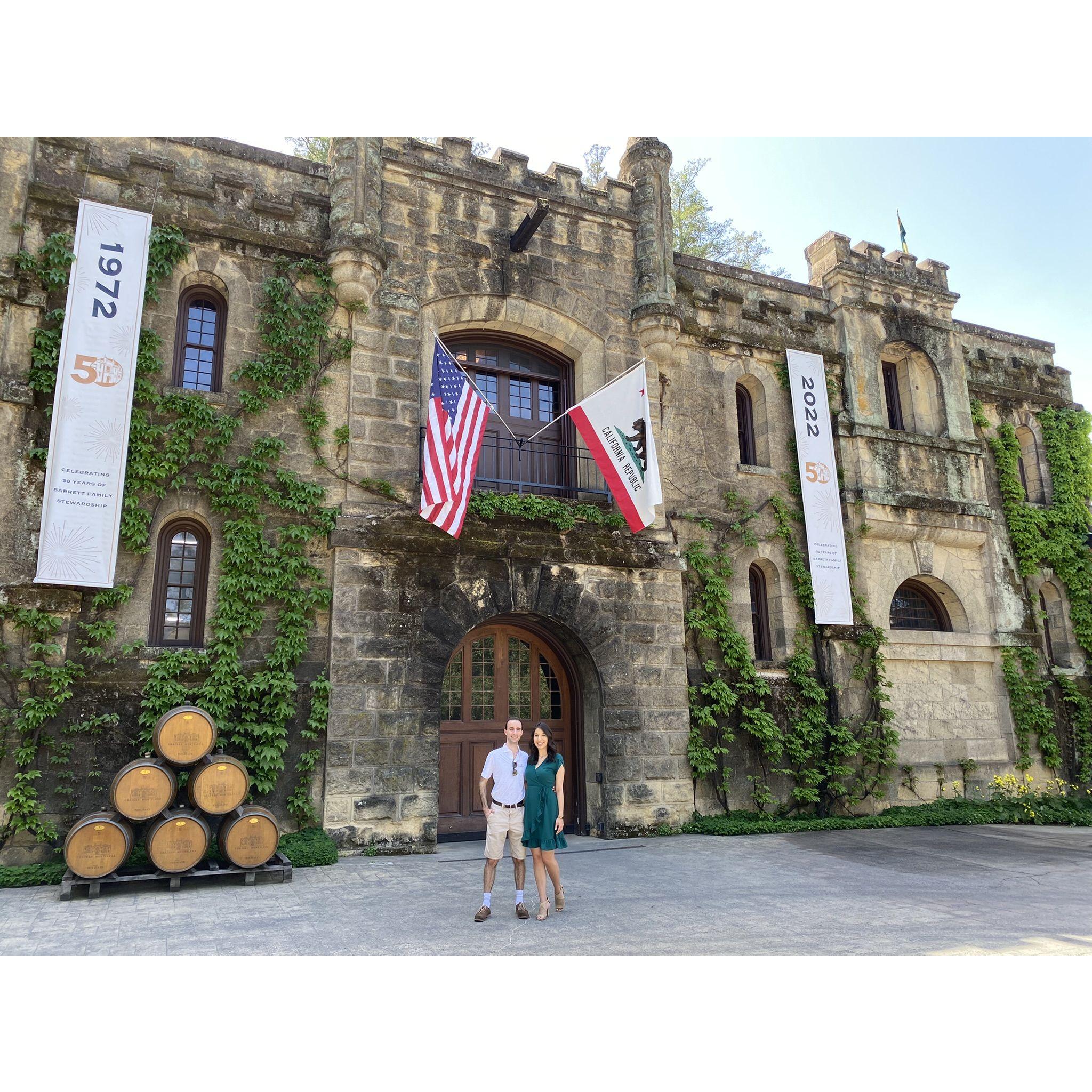 Chateau Montelena winery in Napa Valley