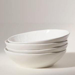 Old Havana Pasta Bowls, Set of 4 (White)