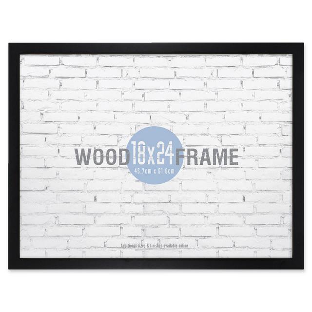 Gallery 18-Inch x 24-Inch Wood Frame in Black