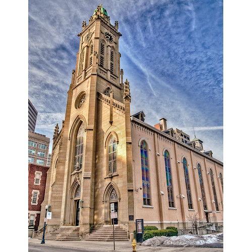 St. Francis Xavier church, downtown Cincinnati- where Julie & Erin will say "I do!"