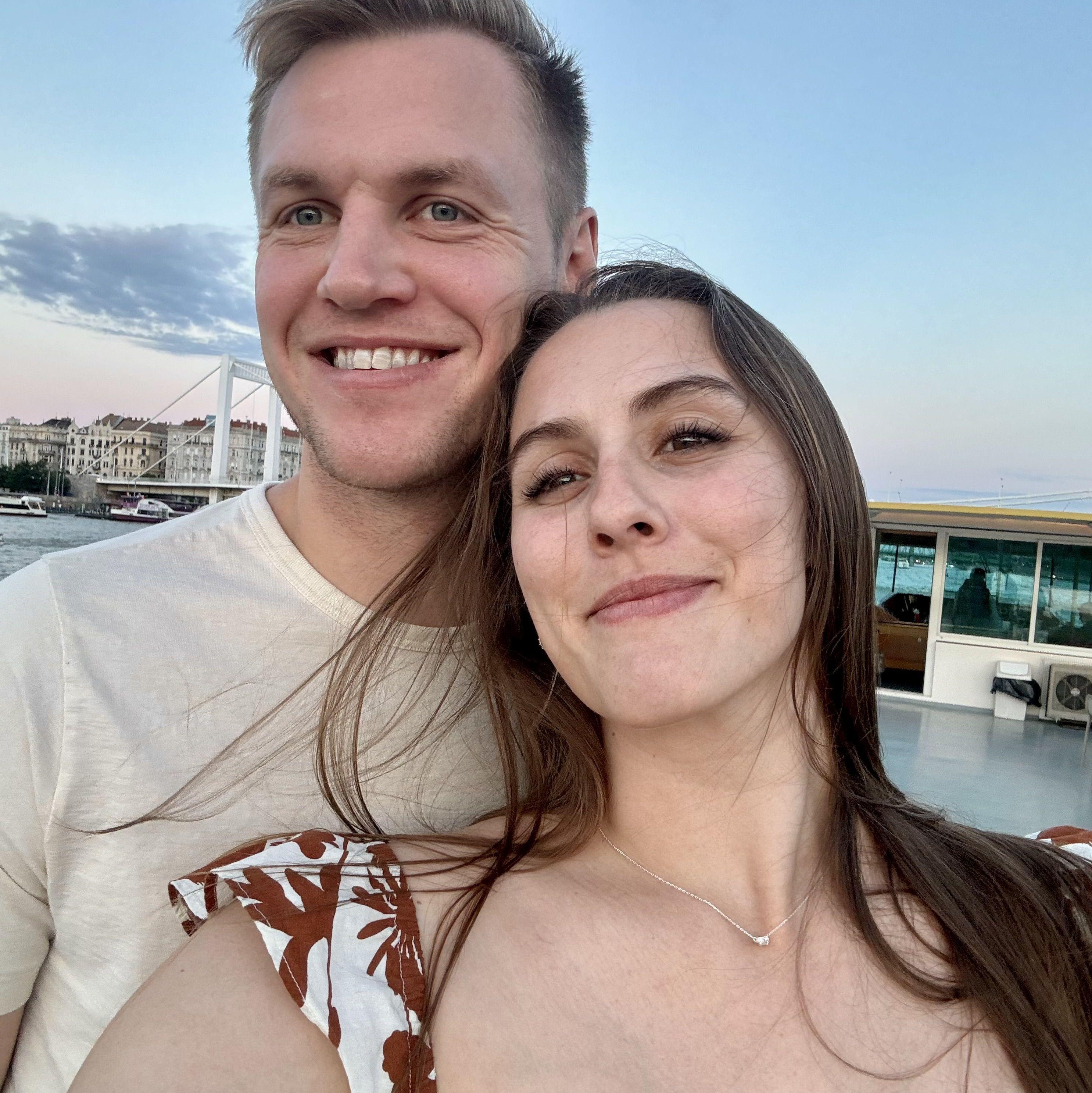 Boat ride on the Danube. Lindsay convinced Michael to meet all her cousins in Iváncsa. However much paprika you think was used throughout the culinary experiences we had, double it.