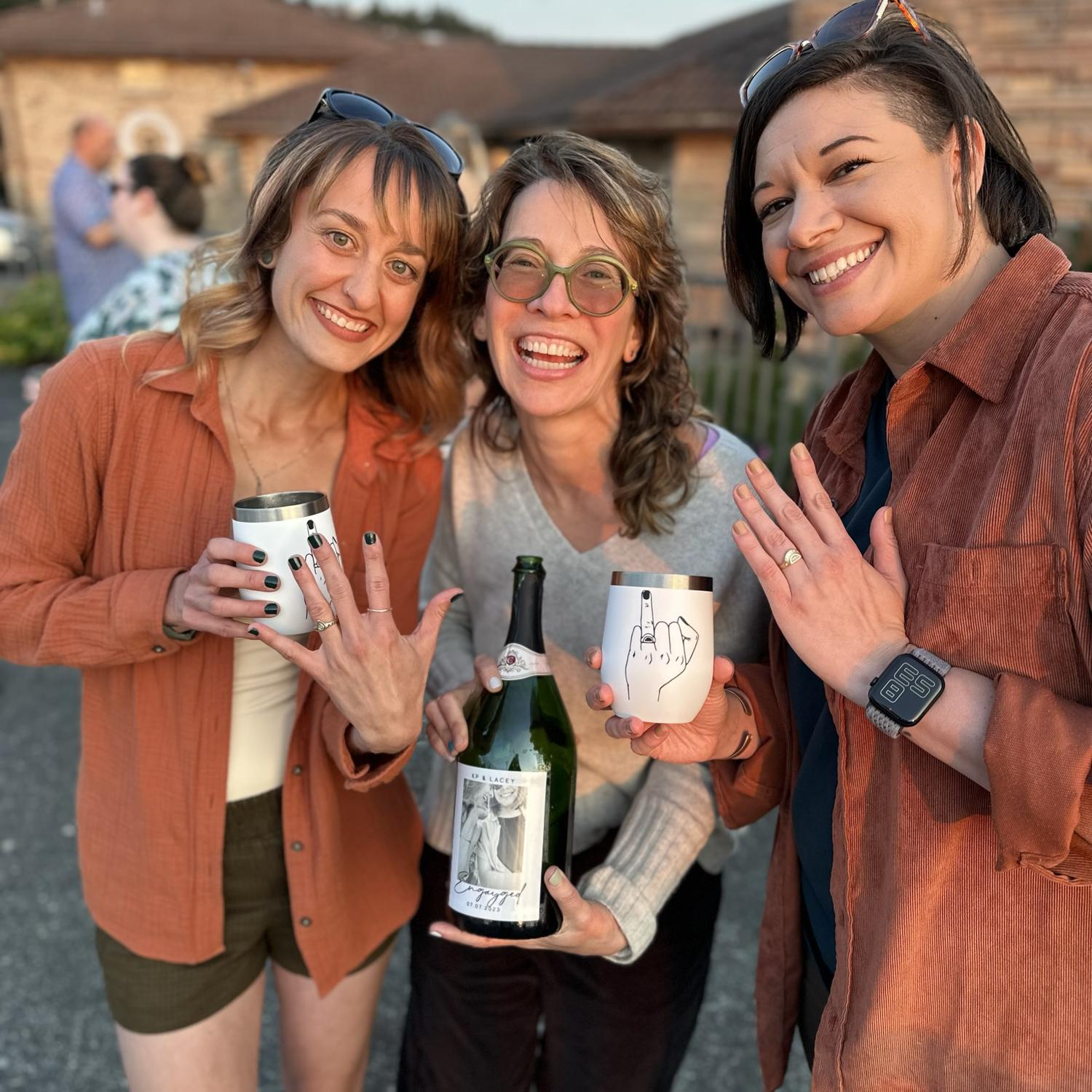such a special treat to have our friend Wendy, Owner of Wend Jewelry,  celebrate this moment with us.