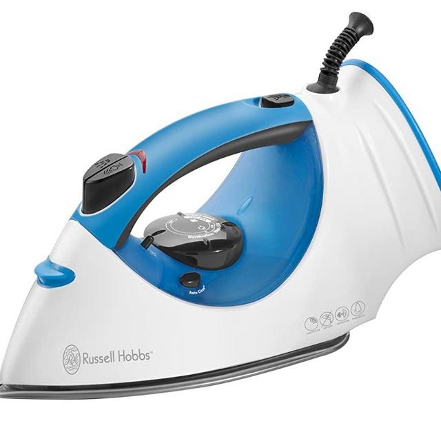 Russell Hobbs IR5000 Easy Fill Iron with Verticle Steam Burst, White/Blue