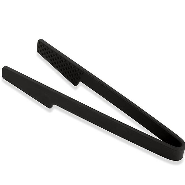 Kuhn Rikon Kuhn Rikon10-Inch, Black 10-Inch Large Silicone Chef's Tongs