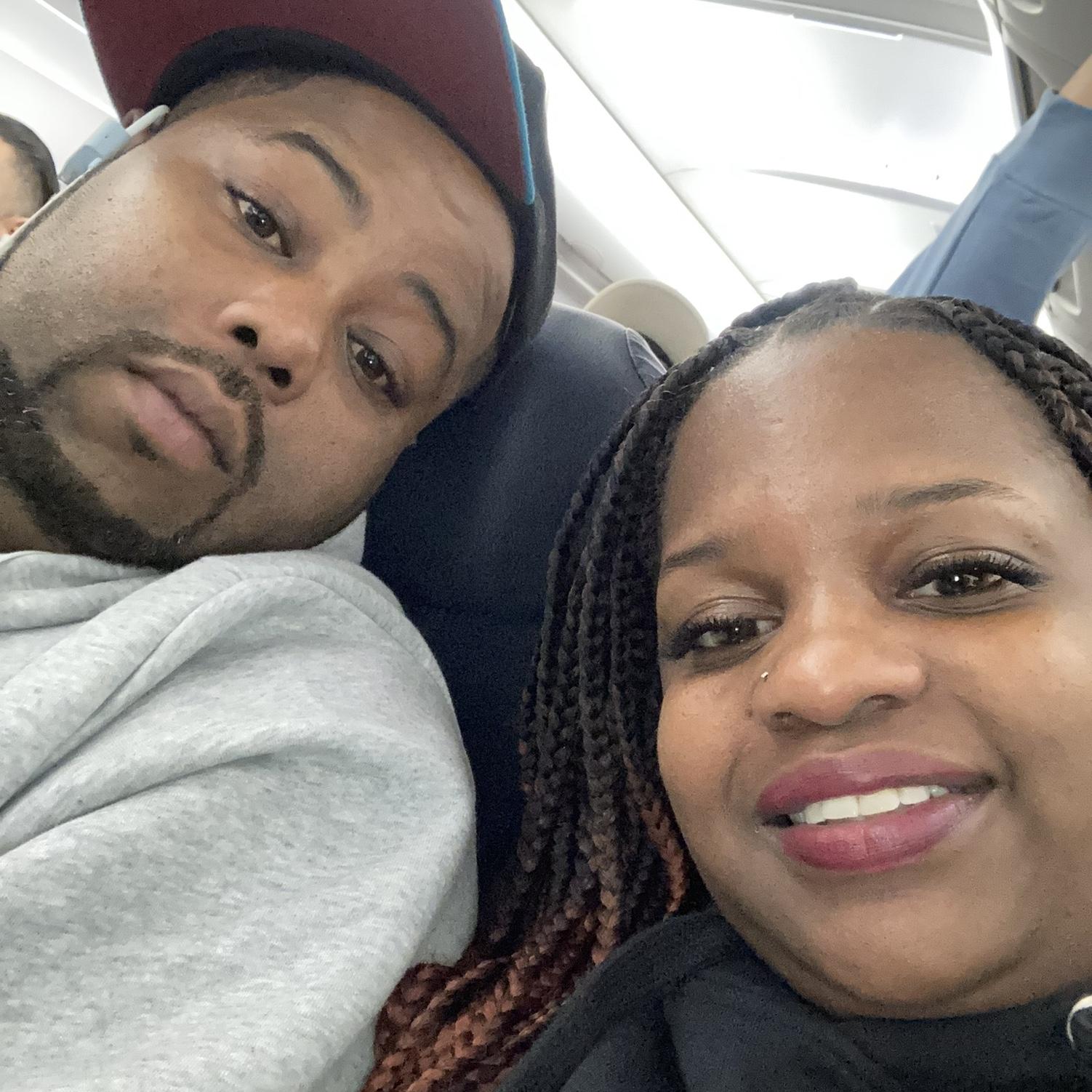 John's first Airplane ride