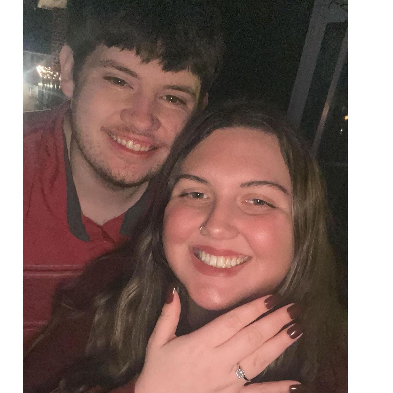 This was taken the night Brandon proposed. 2025