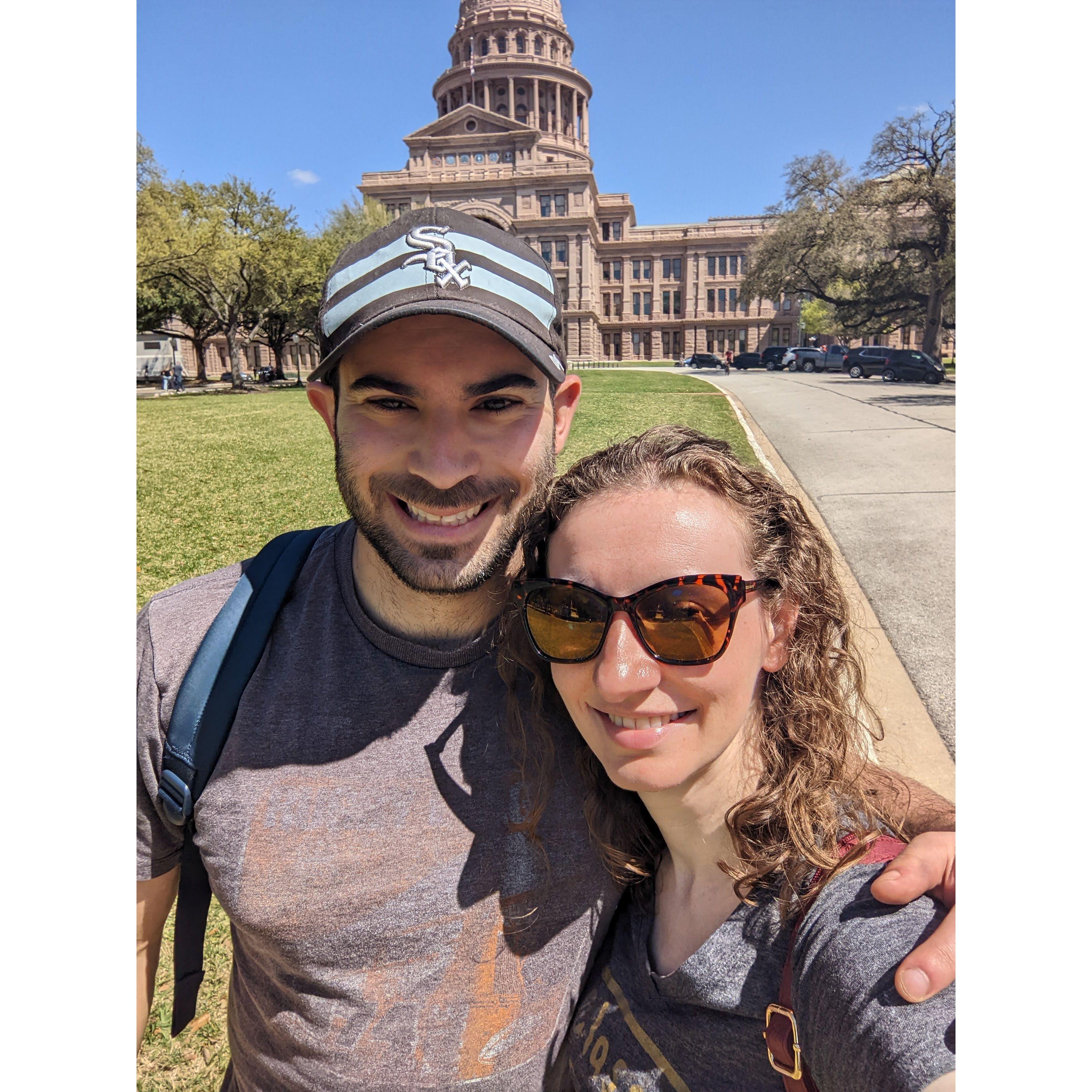 Our first vacation together - Austin Texas March 2022