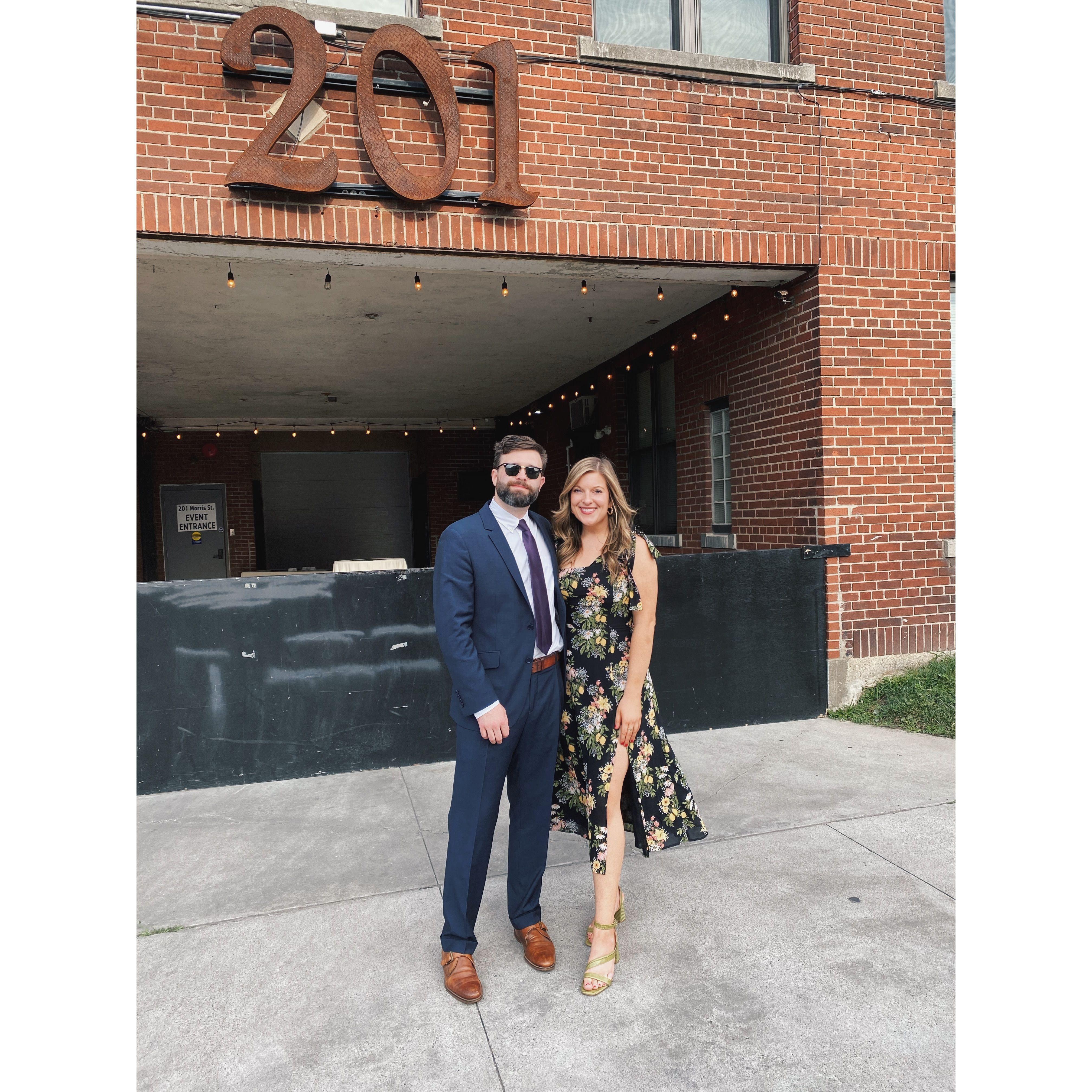 Cleaned up to celebrate friends and marriage!