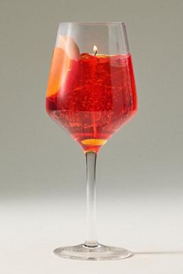 Aperol Spritz Glass Candle