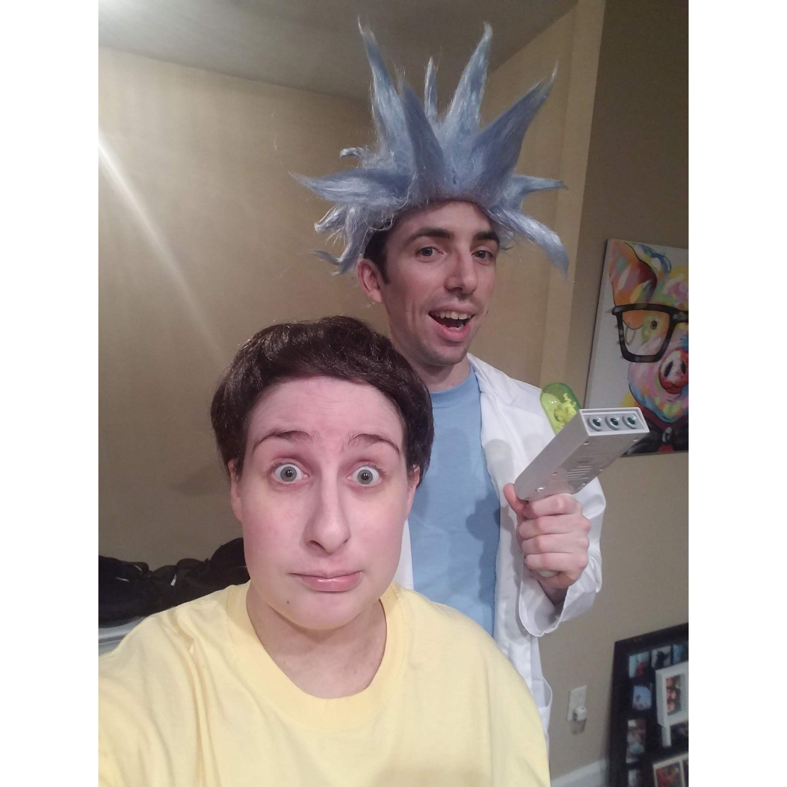 November 2018 - Rick & Morty for a Halloween party