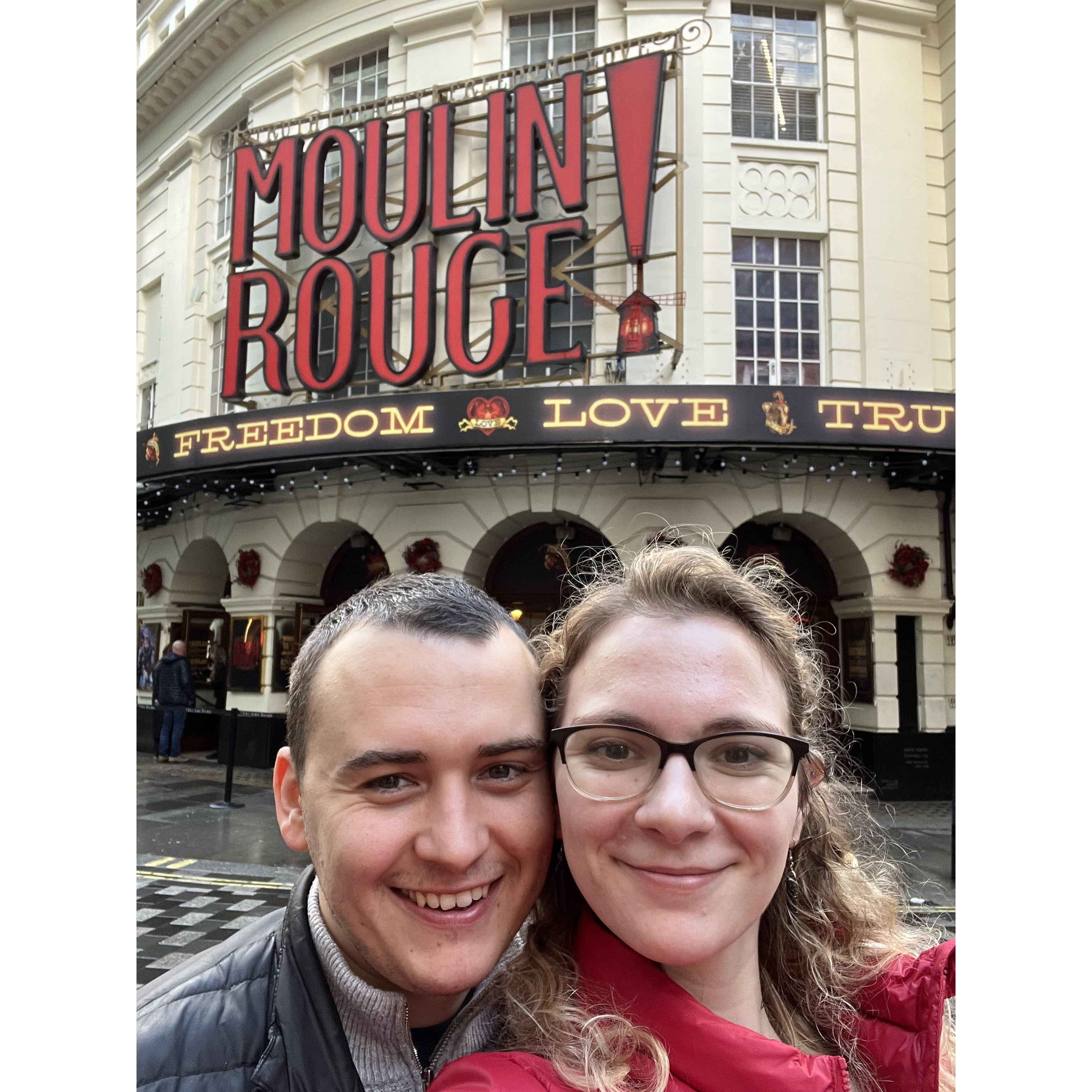 Moulin Rouge on the West End, December 2022