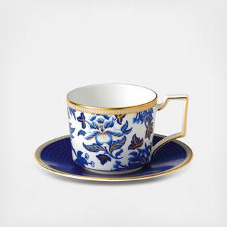 Hibiscus Teacup & Saucer Set