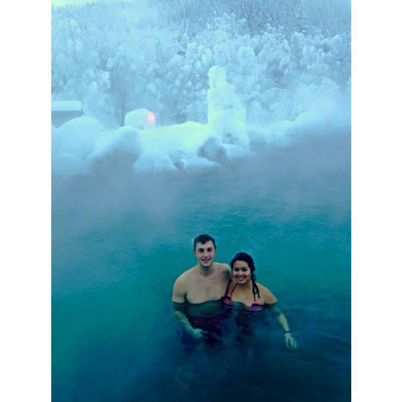 Our almost-ran-out-of-gas trip to Chena Hot Springs.