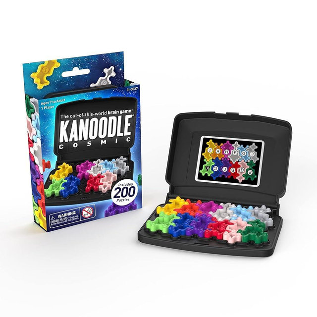 Educational Insights Kanoodle Cosmic - Brain Teaser Puzzle Challenge Game for Kids, Teens and Adults, Travel Games for Kids Ages 7+