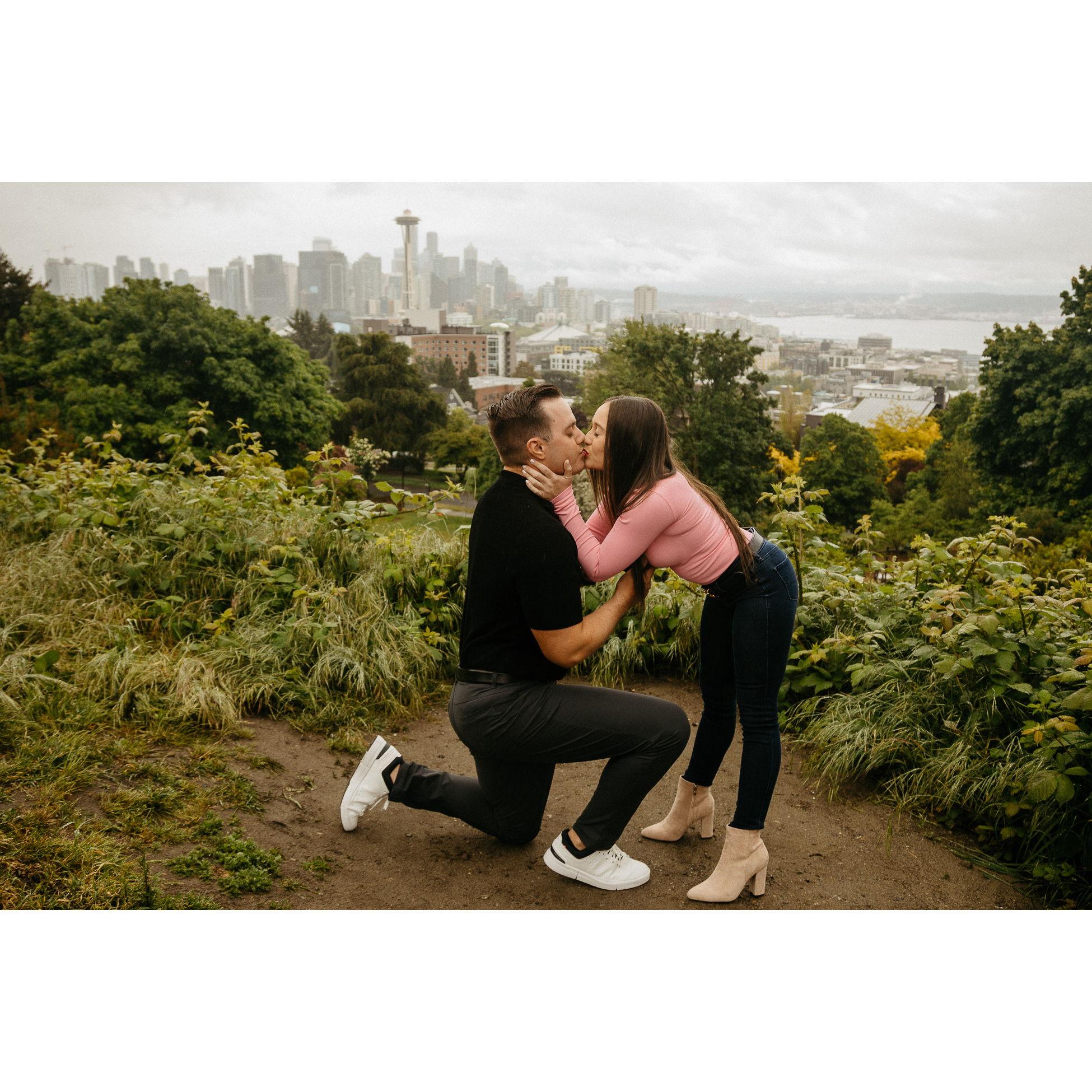 She said yes!