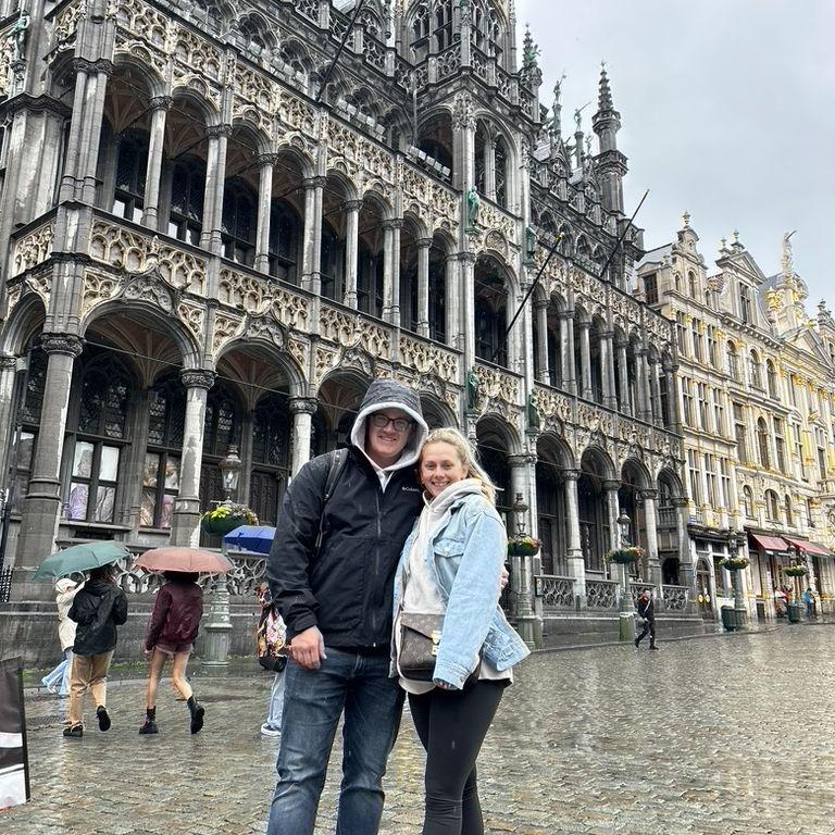 Belgium - where the chocolate was as rich as our love