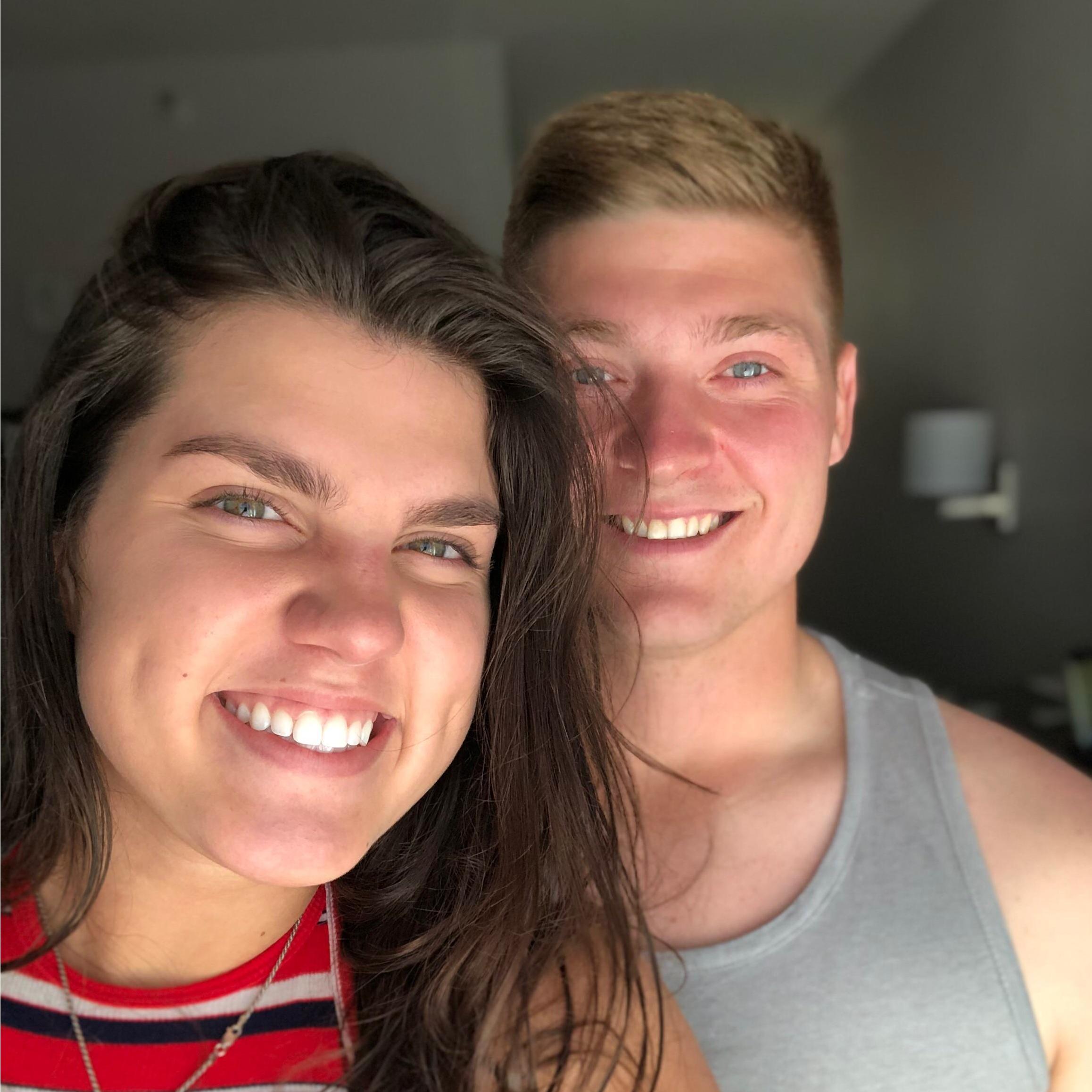 The picture before the sunburn.