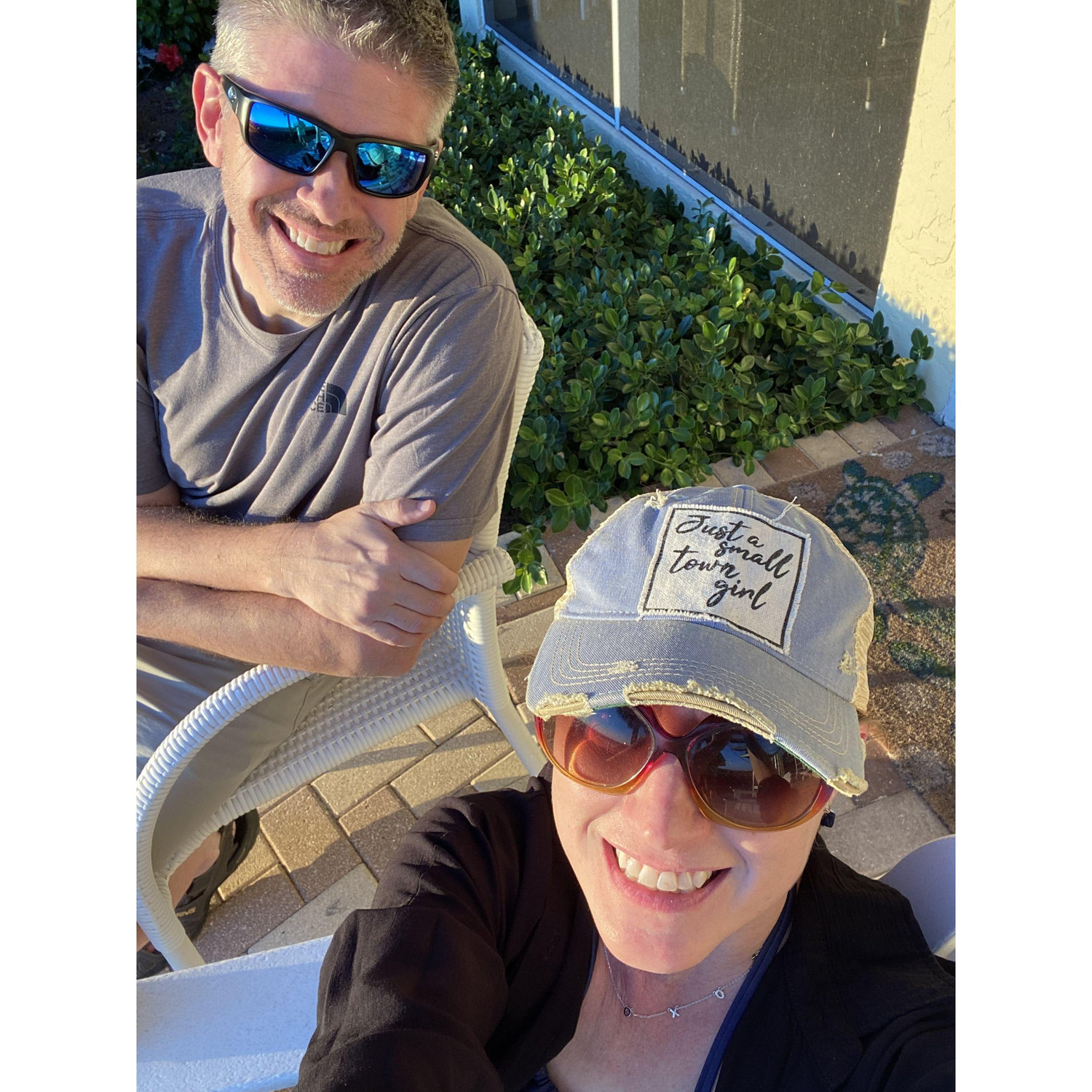 A little souvenir from our romantic vacay with our buddy Joe back in 'Rona days (missed you Jennifer!)