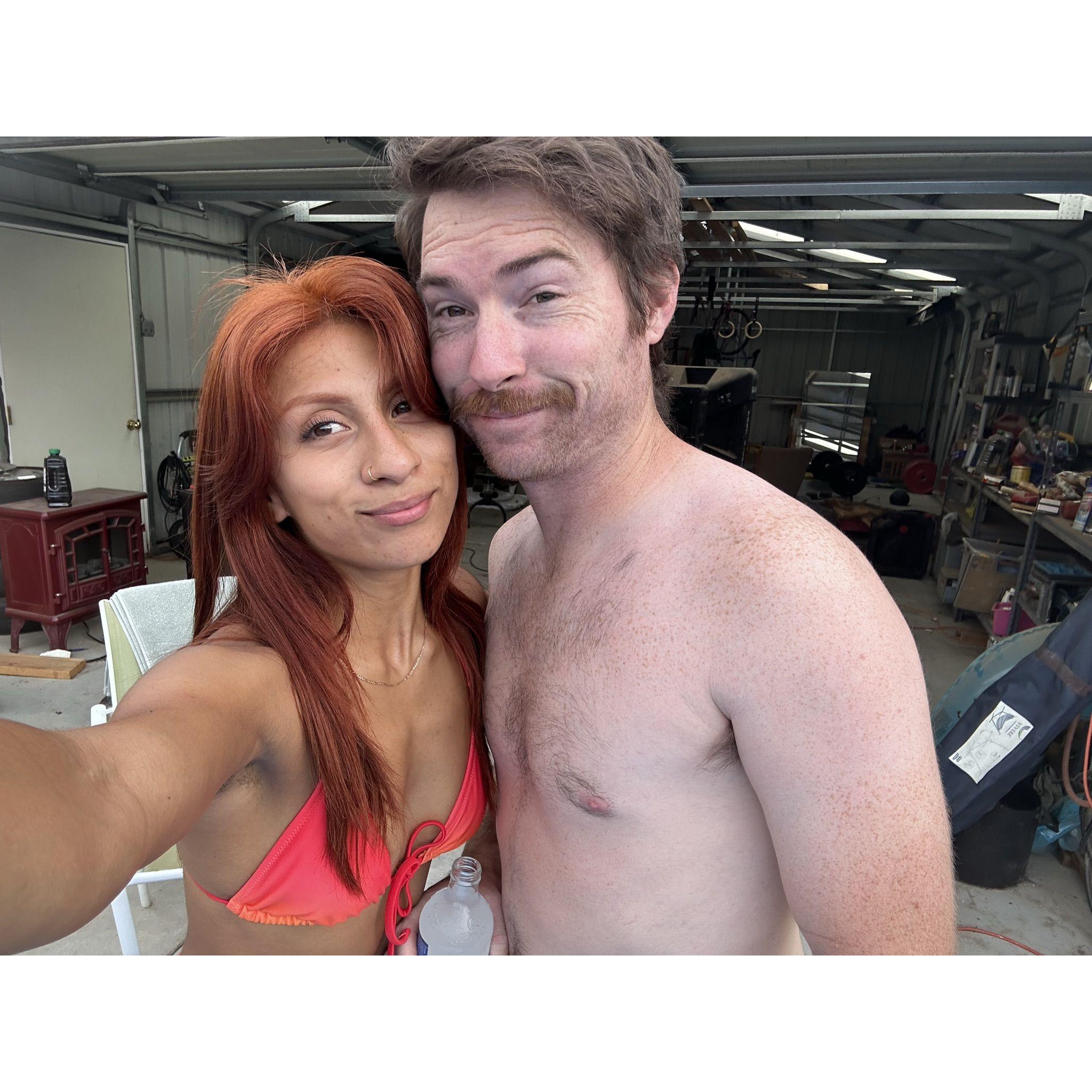 Another throwback to 2021 and Derek's questionable mustache phase...