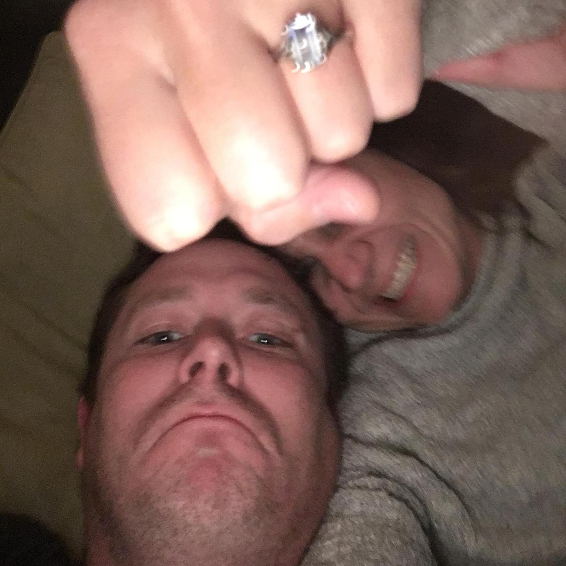 We debated making this our engagement photo.