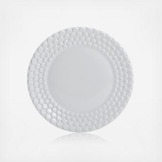 Aegean White Sculpted Dessert Plate