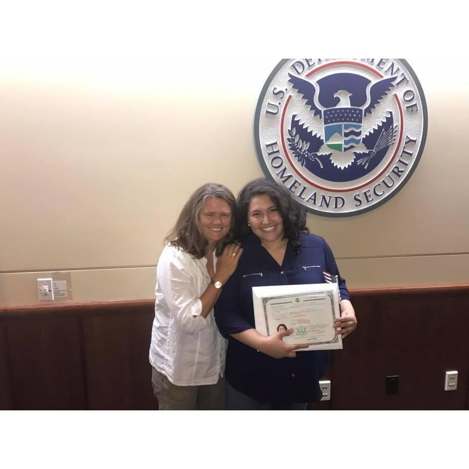 Sofi's naturalization day 2016