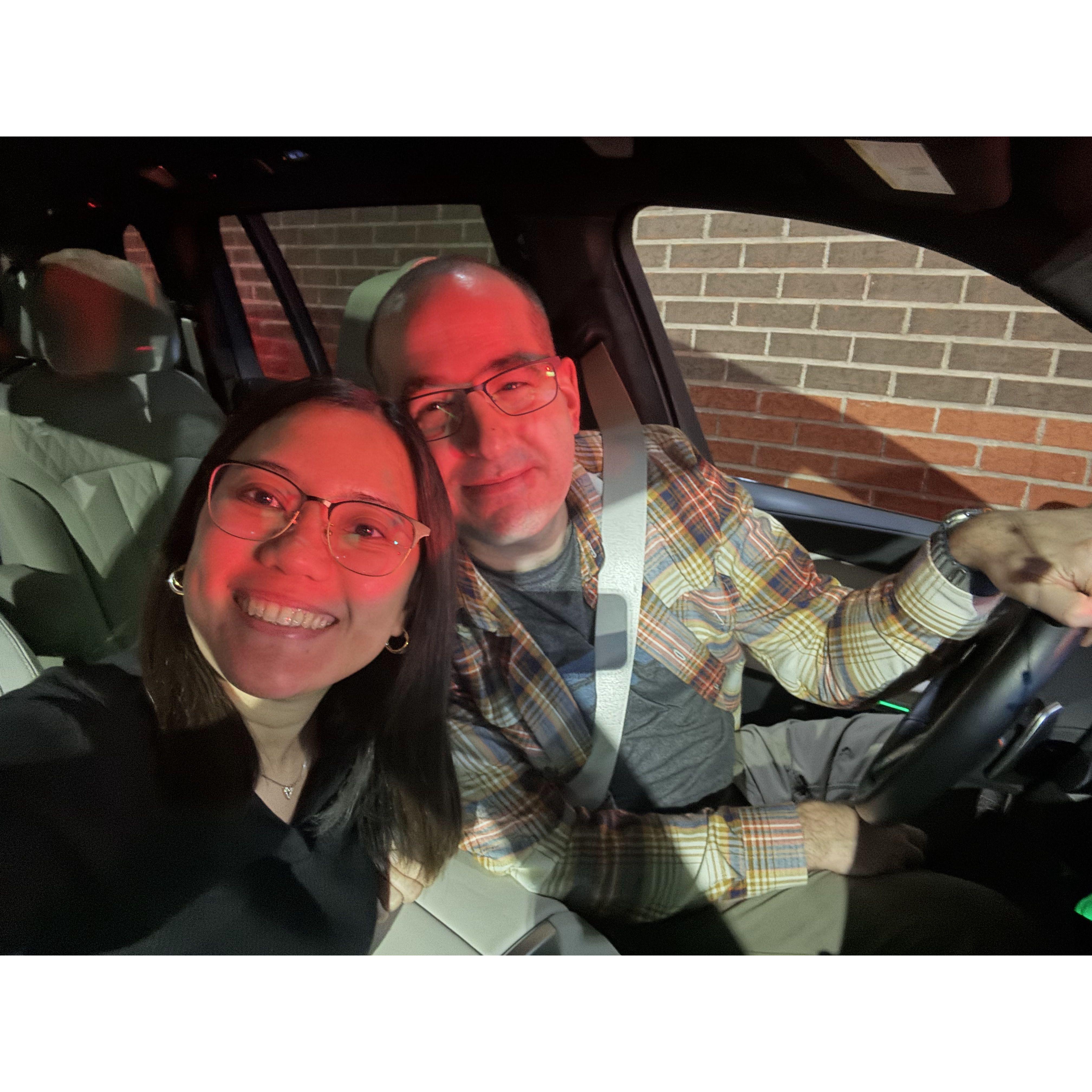 Picking her up in ATL