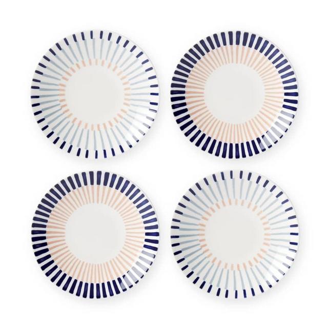 kate spade new yorkbrook lane 4-piece tidbit plate set