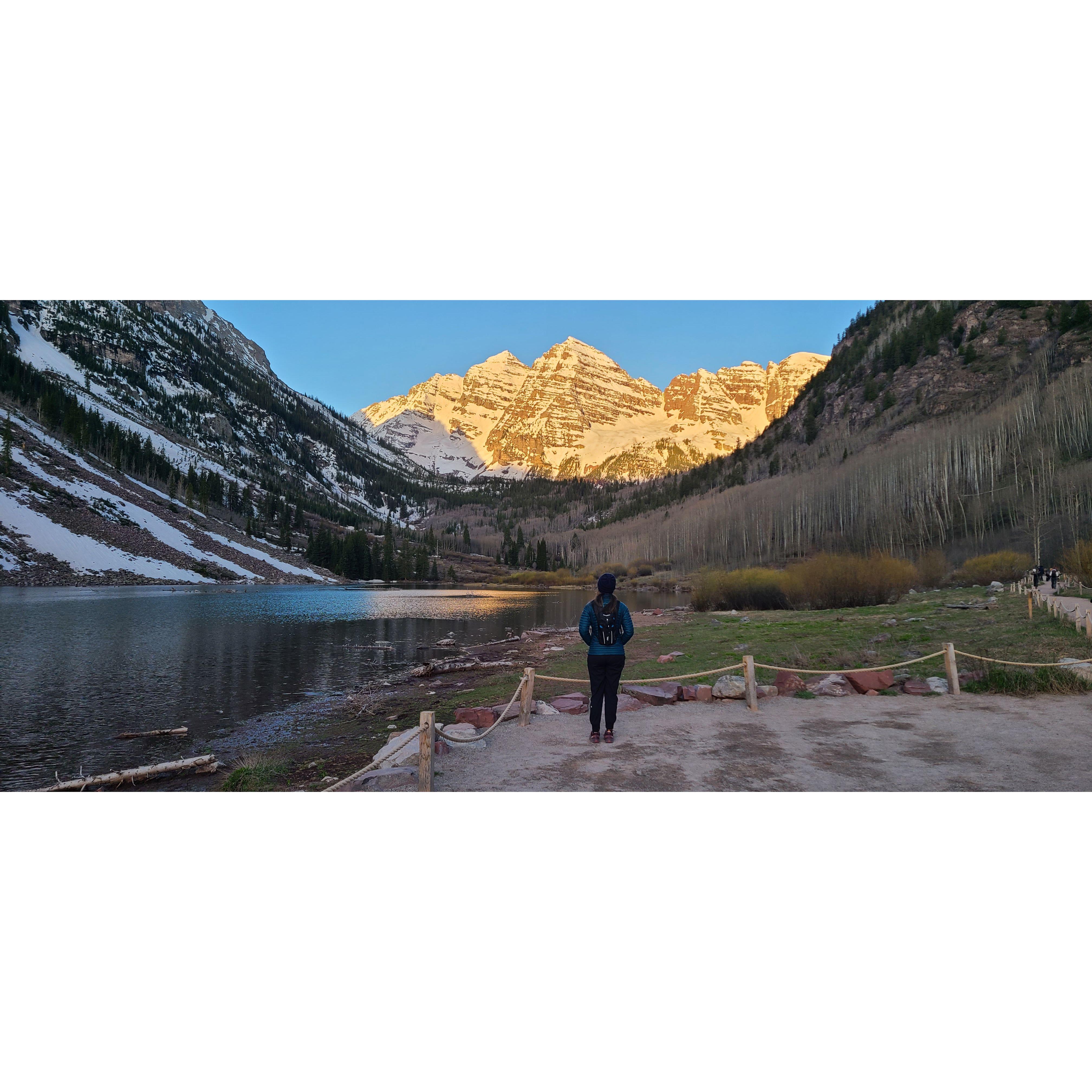 I was enjoying the scenery while Chris was holding a ring in his pocket xo