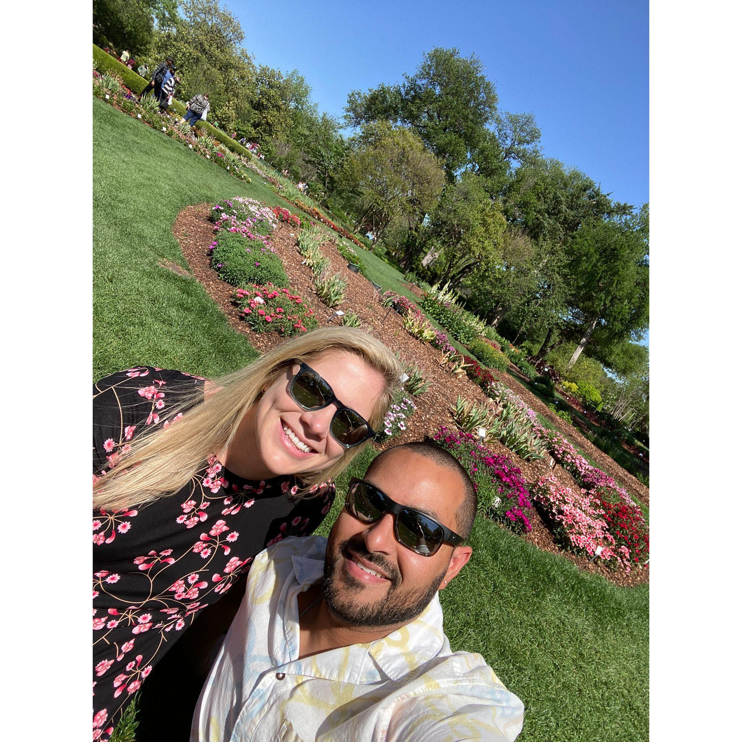 Natalie's birthday staycation with a tour of Dallas Botanical Gardens
