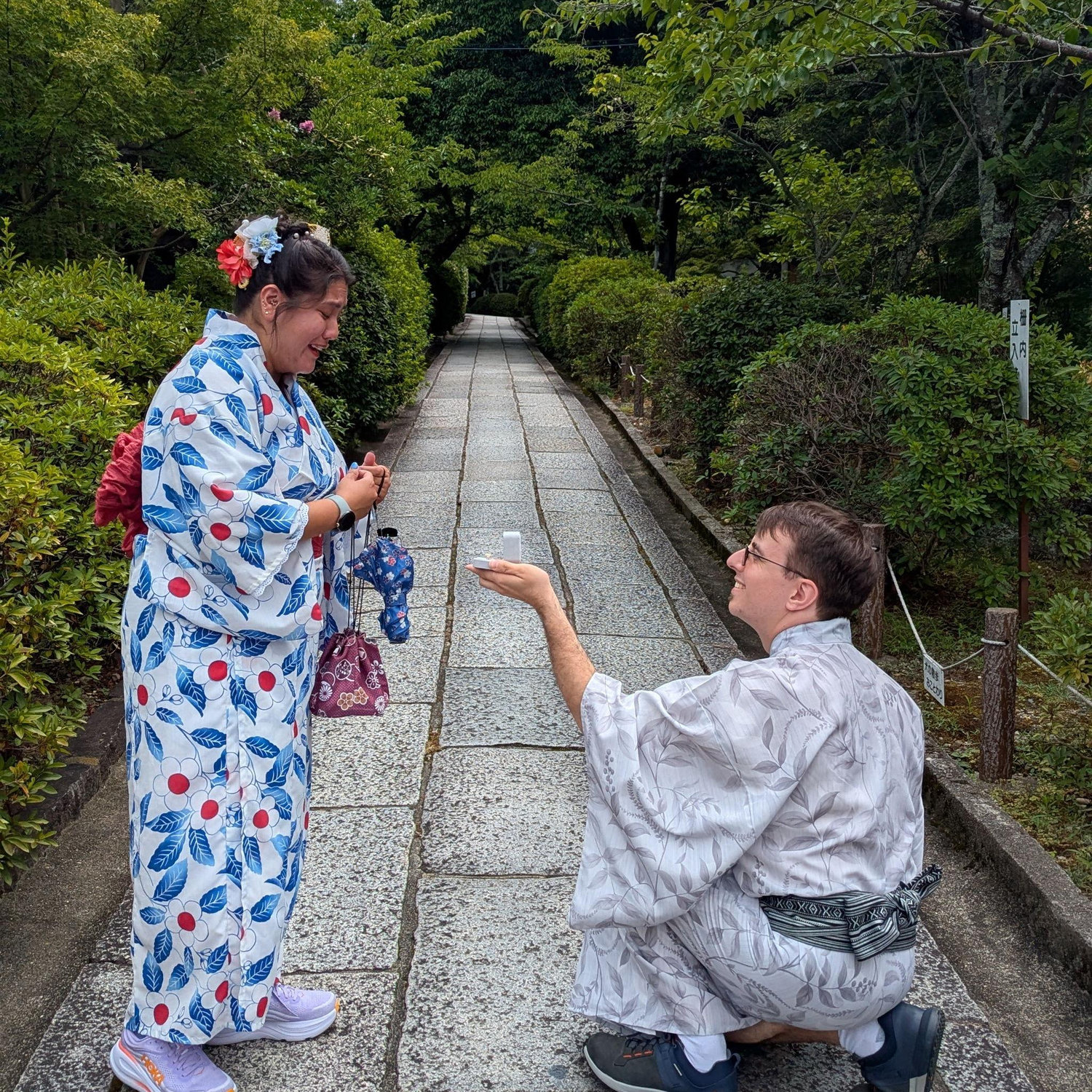 When Evan proposed.