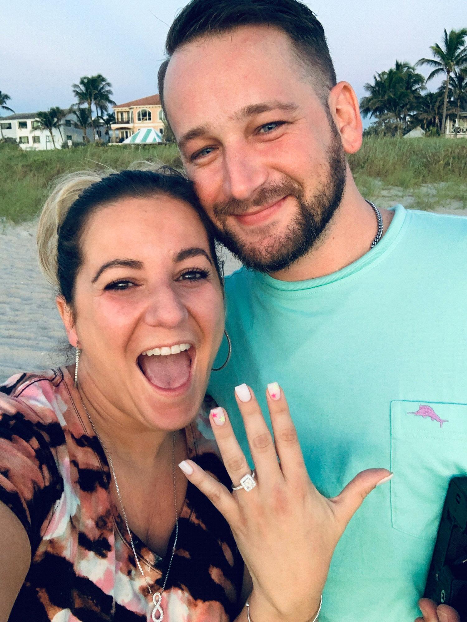 The day we got engaged!