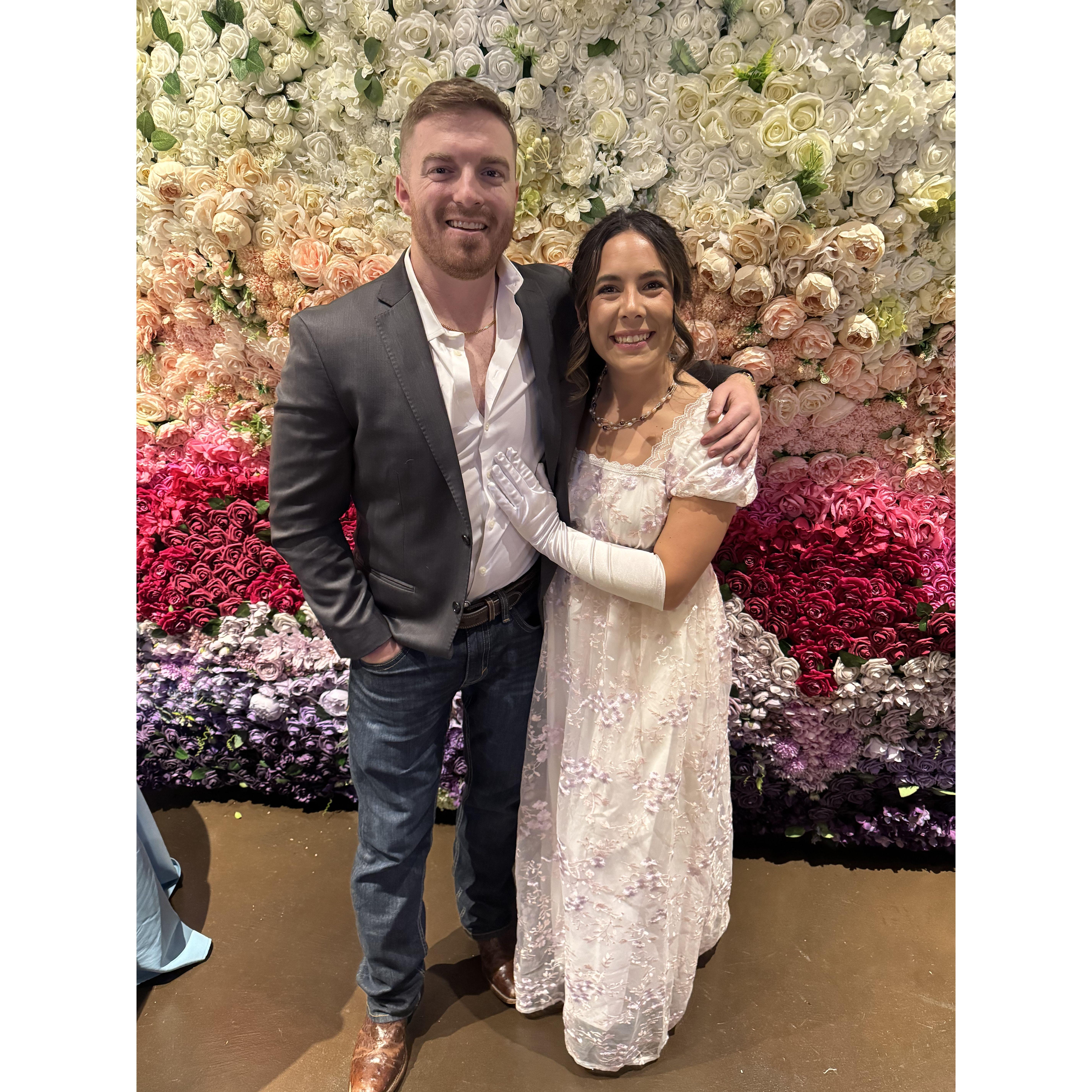 Carina's Bridgerton theme Gala for her foundation!