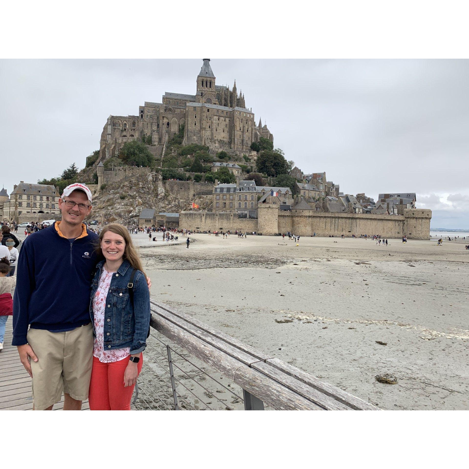 August 2022 another 30,000+ step day as we visited Mont Saint-Michel.